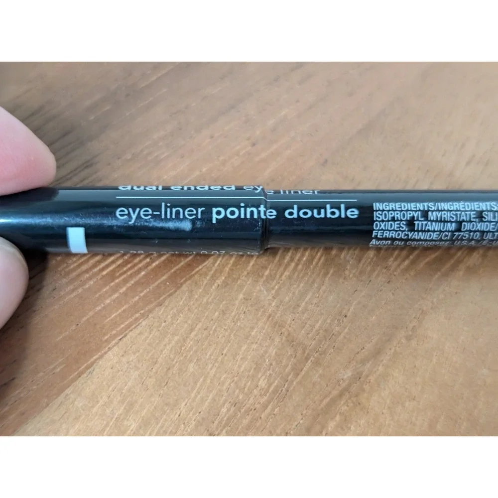 Avon Dual Ended Eye Liner Black-silver New In‎ Box Wrapped Makeup